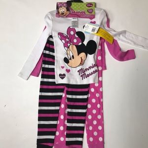COPY - Disney Minnie Mouse Daisy Duck 4 Piece Jammie Set